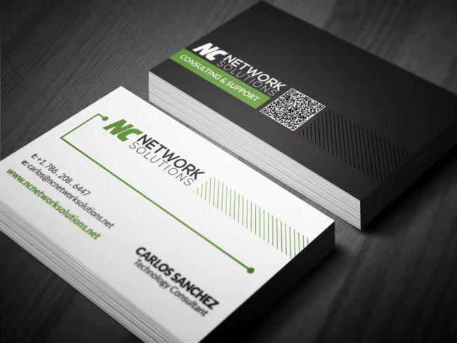 business card samples graphic design miami