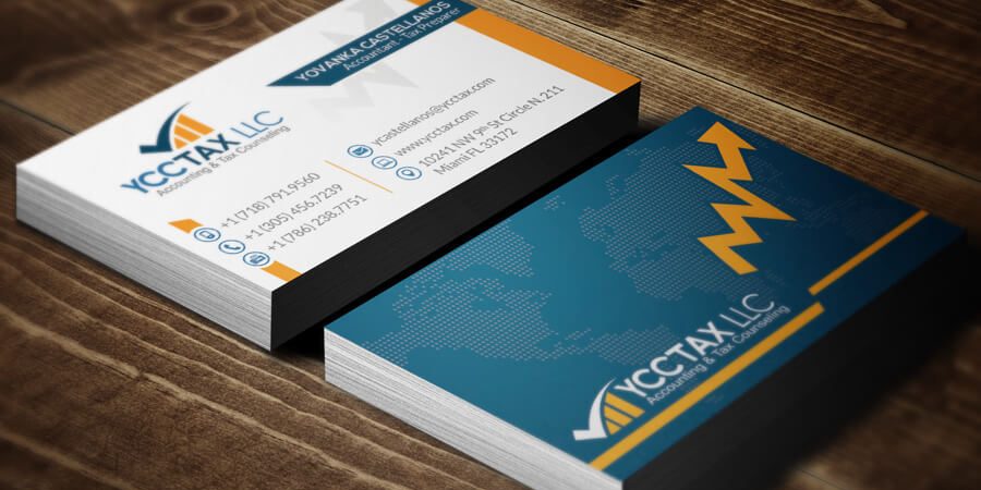 business card samples graphic design miami