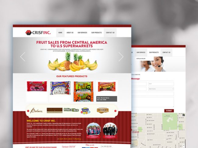 Crisf Web Design by Web Miami