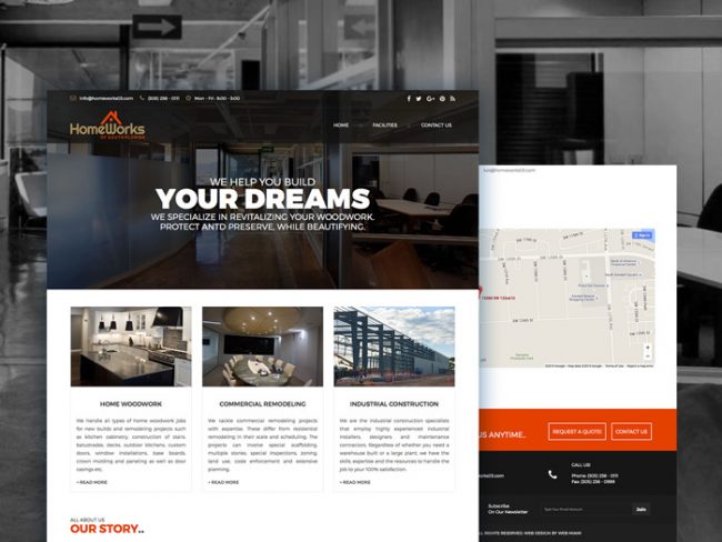 Homeworks Web Design by Web Miami