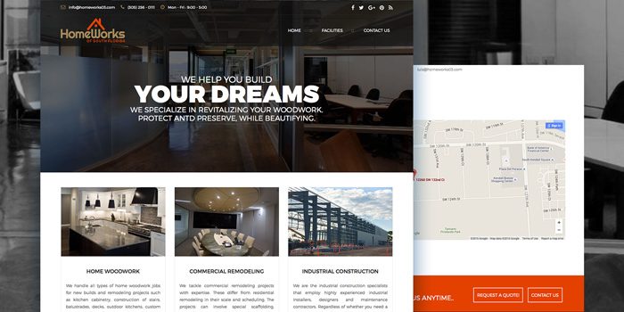 Homeworks Web Design by Web Miami