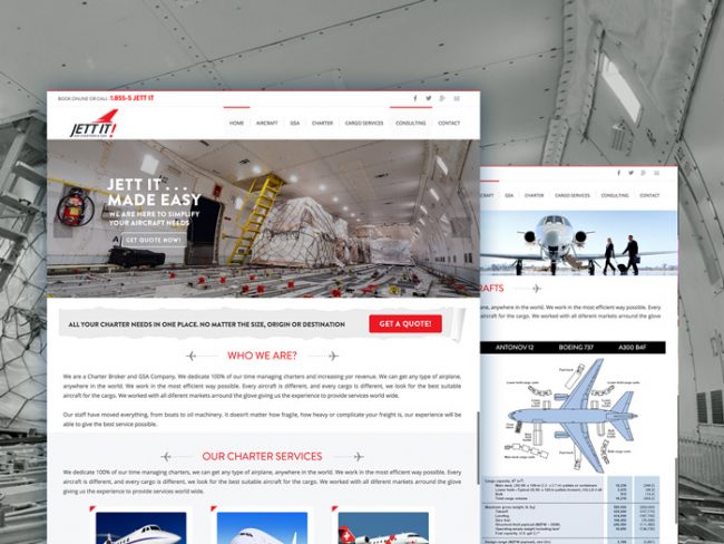 Jett it Web Design by Web Miami