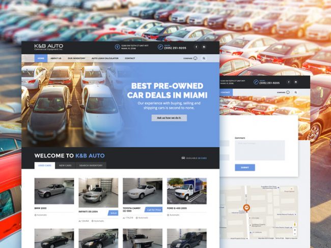 KB AUTO Web Design by Web Miami