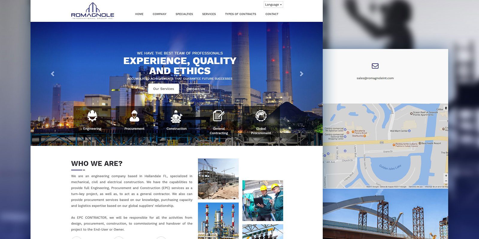 Web Design for Romagnole