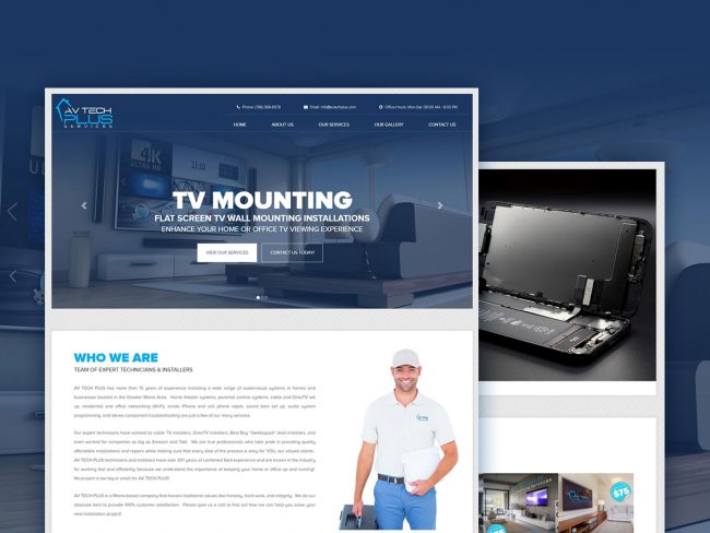 AV TECH PLUSE WEB DESIGN